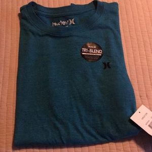 Hurley ICON SNOW TEE /Turquoise blue color